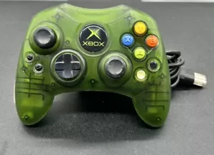 Genuine Microsoft ‘Crystal Green Halo’ Original Xbox Controller - Rare - Picture 1 of 5