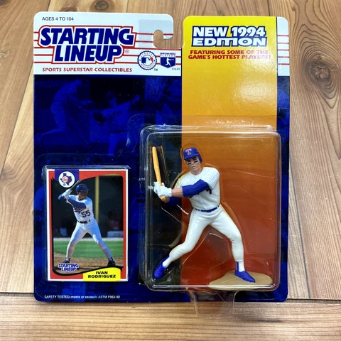 UNOPENED Starting Lineup 1994 Ivan Rodriguez Texas Rangers MLB Action Figure Cover