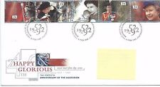 GB - FIRST DAY COVER - FDC - COMMEMS -1992- QUEENS ACCESSION - Pmk PB