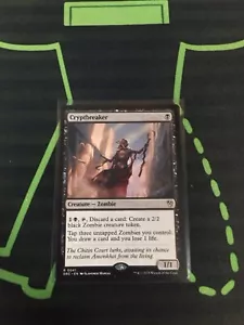MTG Magic The Gathering Cryptbreaker DRC Rare Black Zombie Commander  - Picture 1 of 1