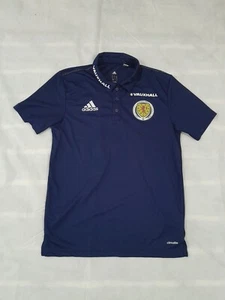 Scotland Football Shirt Small Adidas Polo Shirt 2015 Vauxhall - Picture 1 of 9