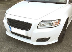 Netz Sport Grill Kühlergrill Glänzend Schwarz ABS für Volvo S40 V50 2008 - 2012 - Picture 1 of 2