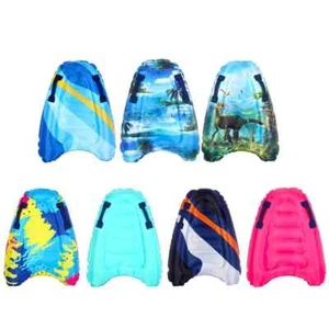 Tabla de surf inflable para niños bodyboard portátil con asas piscina - Imagen 1 de 29