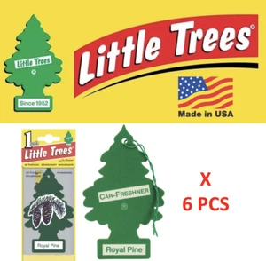 Little Trees Freshener 60101 Royal Pine Little MADE IN USA U1P-10101 Pack of 6 - Picture 1 of 12
