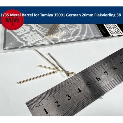 1/35 Scale Metal Barrel for Tamiya 35091 German 20mm Flakvierling 38 Model Kit - Image 1 of 3