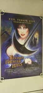 Original ELVIRA'S HAUNTED HILLS Theatrical One Sheet Movie Poster 27x40 *RARE* - Picture 1 of 9