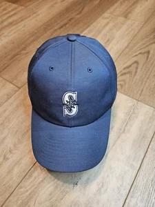 Seattle Mariners 47 Strapback blue baseball hat Genuine MLB merchandise - Picture 1 of 8