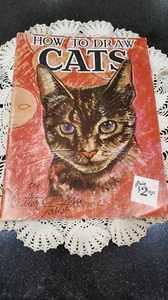 How to Draw Cats Book by Walter Foster #13 Vintage Art Instruction Book - Picture 1 of 7