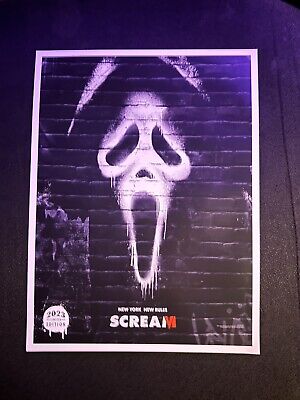 SCREAM 6 “9 X 12”Authentic Mini Poster LIMITED EDITION RARE Not Released Yet • 9.99$