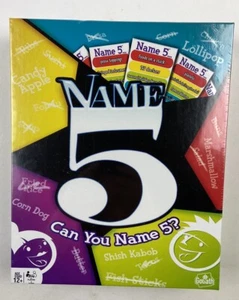 NEW Name 5 Game Can You Name 5? - Family Board Game Goliath 2022 SEALED! - Picture 1 of 9