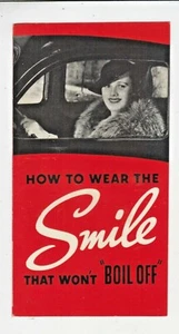 Vintage 1936 EVEREADY PRESTONE ANTIFREEZE ADVERTISING BOOKLET  - Picture 1 of 3