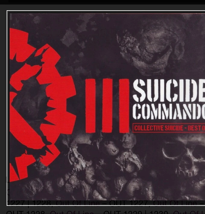 SUICIDE COMMANDO - "Collective Suicide" (Digipak-2CD, NEW OVP!), EBM/Industrial - Bild 1 von 1