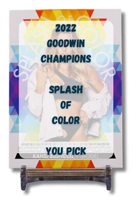 2022 Upper Deck Goodwin Champions Splash of Color Inserts - You Pick - Picture 1 of 19