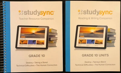 10th - STUDY SYNC Teacher Resource Companion & Reading/Writing Student Companion - Image 1 of 4