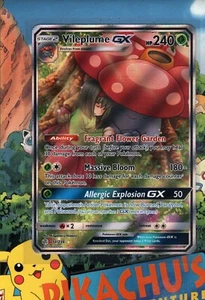 Pokemon TCG Vileplume GX 211/236 Cosmic Eclipse Alternative Art Alt NM/M - Picture 1 of 2