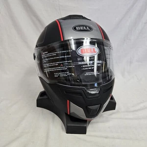 Bell SRT Modular Motorcycle Helmet Hart Luck Jamo Matte/Gloss Black XL *DISPLAY* - Picture 1 of 7