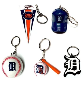 DETROIT TIGERS MLB BASEBALL LICENSED KEYCHAIN BACKBACK PULL GIFT YOU PICK - Picture 1 of 11