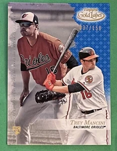 2017 Topps Gold Label Class 1 Blue /150 Trey Mancini RC #58 Baltimore Orioles - Picture 1 of 2
