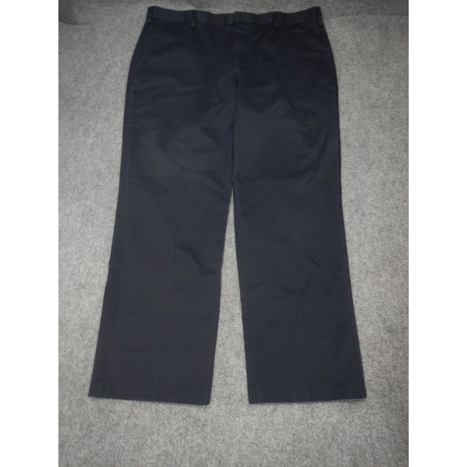 Dockers Classic Fit Chino Pants Men's 40x32 Flat Front Blue 100% Cotton - Image 1 of 4