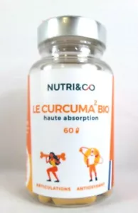 NUTRI&CO LE CURCUMA² BIO - 60 GELULES - 04/2025 - Bild 1 von 2