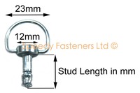 Genuine Dzus Motorcycle Fairing Fasteners Quick Release Bolts 6mm x 15mm - 25mm