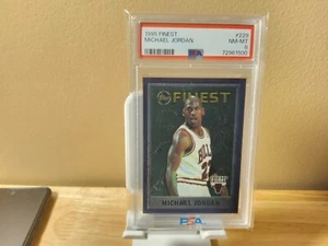 Topps Finest 1995 - #229 Michael Jordan PSA 8 - Imagen 1 de 2