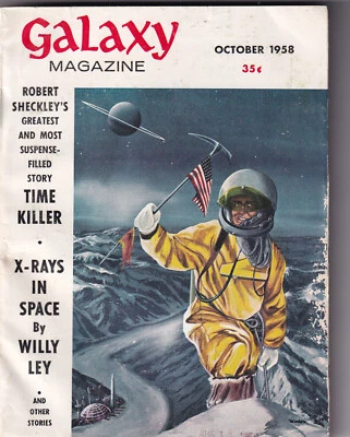 GALAXY SCIENCE FICTION October 1958 - nine Wally Wood illos - Image 1 of 4