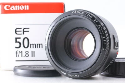 [Top MINT] Canon EF 50mm f/1.8 II Standard Prime Lens for EF Mount - Image 1 of 4