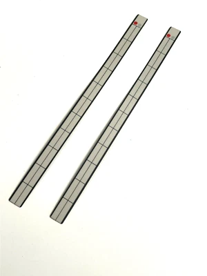 2)  Texas Instruments TI-99/4A Computer Function & Control Key Keyboard Strips - Image 1 of 4