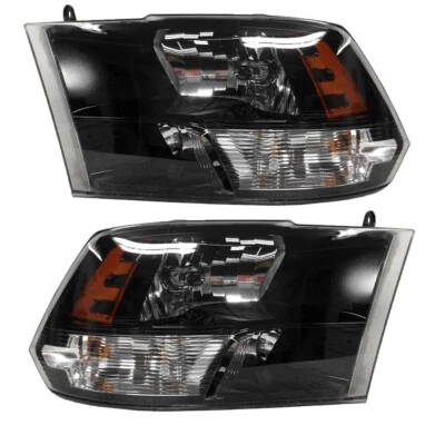 GENUINE MOPAR HEADLIGHTS R+L for Dodge RAM 1500 2500 3500 PICKUP 2015 - 2017 - Image 1 of 3