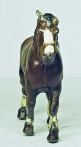 💥👉 Antique / Vintage Rare miniature lead "Clydesdale horse " condition used - Picture 1 of 4