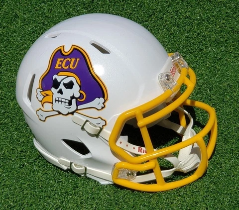 EAST CAROLINA ECU PIRATES FOOTBALL MINI HELMET, + OTHER STYLES AVAILABLE Cover