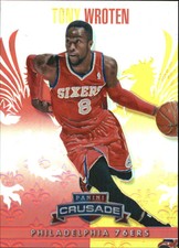 2013-14 Panini Crusade Insert Red 76ers Basketball Card #25 Tony Wroten/349