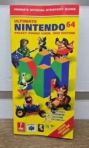 Ultimate Nintendo 64 Pocket Power Guide Edición 1999 Prima Strategy Guide - Imagen 1 de 5