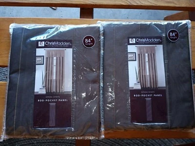 JC Penney Home - (2) Opera Stripe - 84" x 55" cortinas nuevas - ¡En paquete! Foto 1 de 4