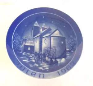 Plato de porcelana Kirke Platten vintage julio 1982 Alemania - Imagen 1 de 4
