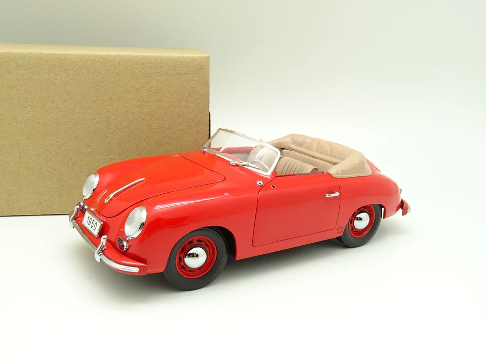 Signature Primo Miniatura Sb 1/18 - Porsche 356 Cabrio Rosso 1950 - Immagine 1 di 3