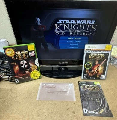 Star Wars Knights of the Old Republic 1 & II 2 The Sith Lords (Xbox, 2004) CIB  - Image 1 of 4