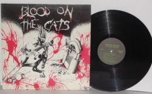 BLOOD ON THE CATS LP Vinyl Guana Batz Meteors Shockabilly Stingrays Lord Sutch - Picture 1 of 3