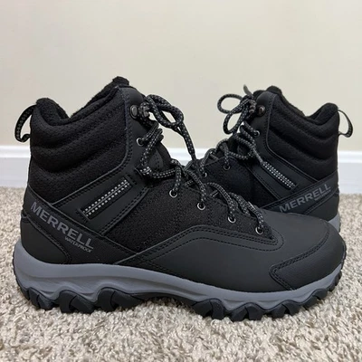 Merrell Men's Thermo Akita Mid Waterproof Boots Black Size 8.5 NWOB - Image 1 of 4