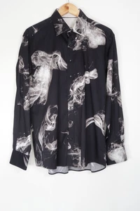 Herrenhemd Claudio Lugli Couture Smoke All Over Print XL - Bild 1 von 7