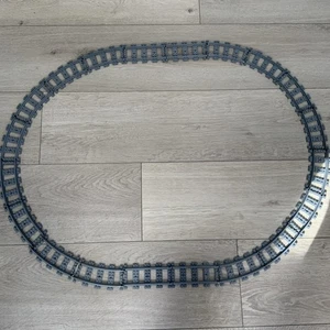 Oficial Lego RC Train Track - Completamente Ovalado 16x Curva 4x Recto Nuevo Color Gris Oscuro - Imagen 1 de 4