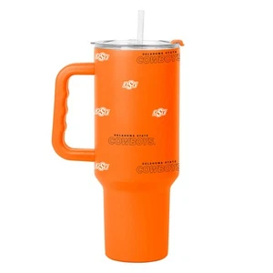 Oklahoma State Cowboys 40oz. Step and Repeat Powder Coat Tumbler - Picture 1 of 1