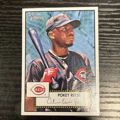 2001 Topps Heritage #308 Pokey Reese Cincinnati Reds - Image 1 of 2