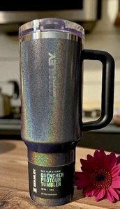 Stanley Midnight Glitz 40oz Protour Tumbler Aug 2025 Limited Edition NEW IN BOX - Picture 1 of 12