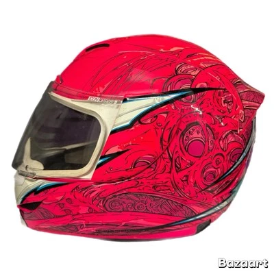 Casco de motocicleta Icon Pink para mujer XS nunca caído Foto 1 de 4