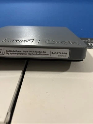 Stampin’ Up! Sizzix BIGZ Cutting Die - Alphabet Typeset 3 4 5 6 7 8 9 0 & - Image 1 of 4