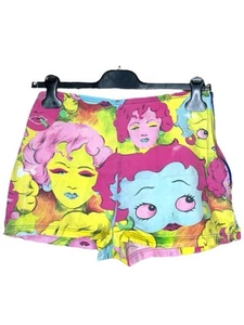 Vintage Versace Jeans Couture Marilyn Monroe & Betty Boop Shorts - Size 44 IT - Picture 1 of 8