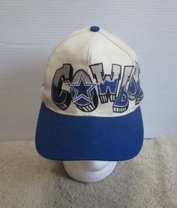 Vintage Team NFL Dallas Cowboys Graffiti Drew Pearson Football Snapback Cap Hat - Picture 1 of 10