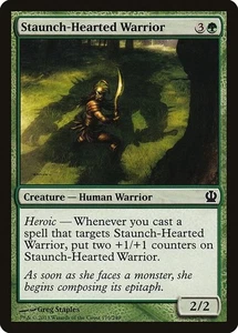 Magic the Gathering MTG Staunch-Hearted Warrior Theros THS 179/249 Common NM/M - Picture 1 of 1